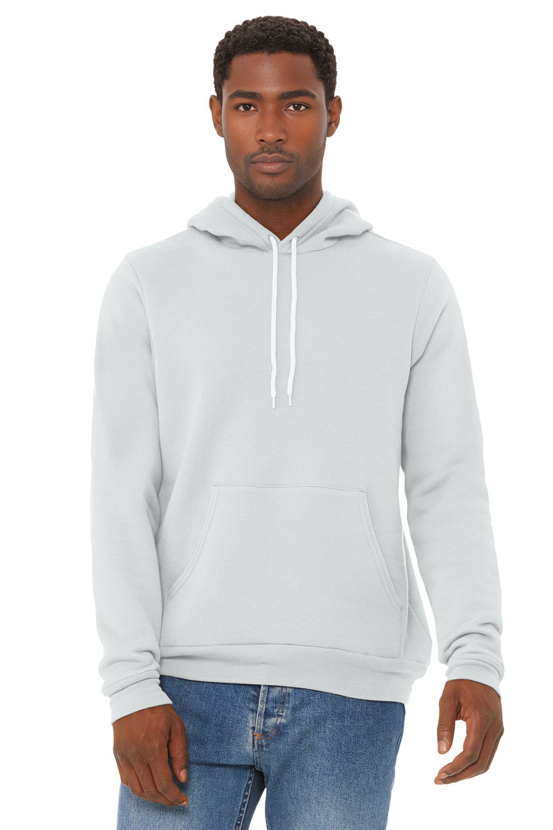 BELLA+CANVAS  Unisex Sponge Fleece Pullover Hoodie - Silver
