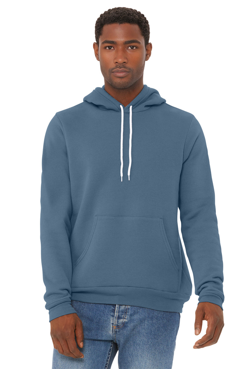 BELLA+CANVAS  Unisex Sponge Fleece Pullover Hoodie - Steel Blue