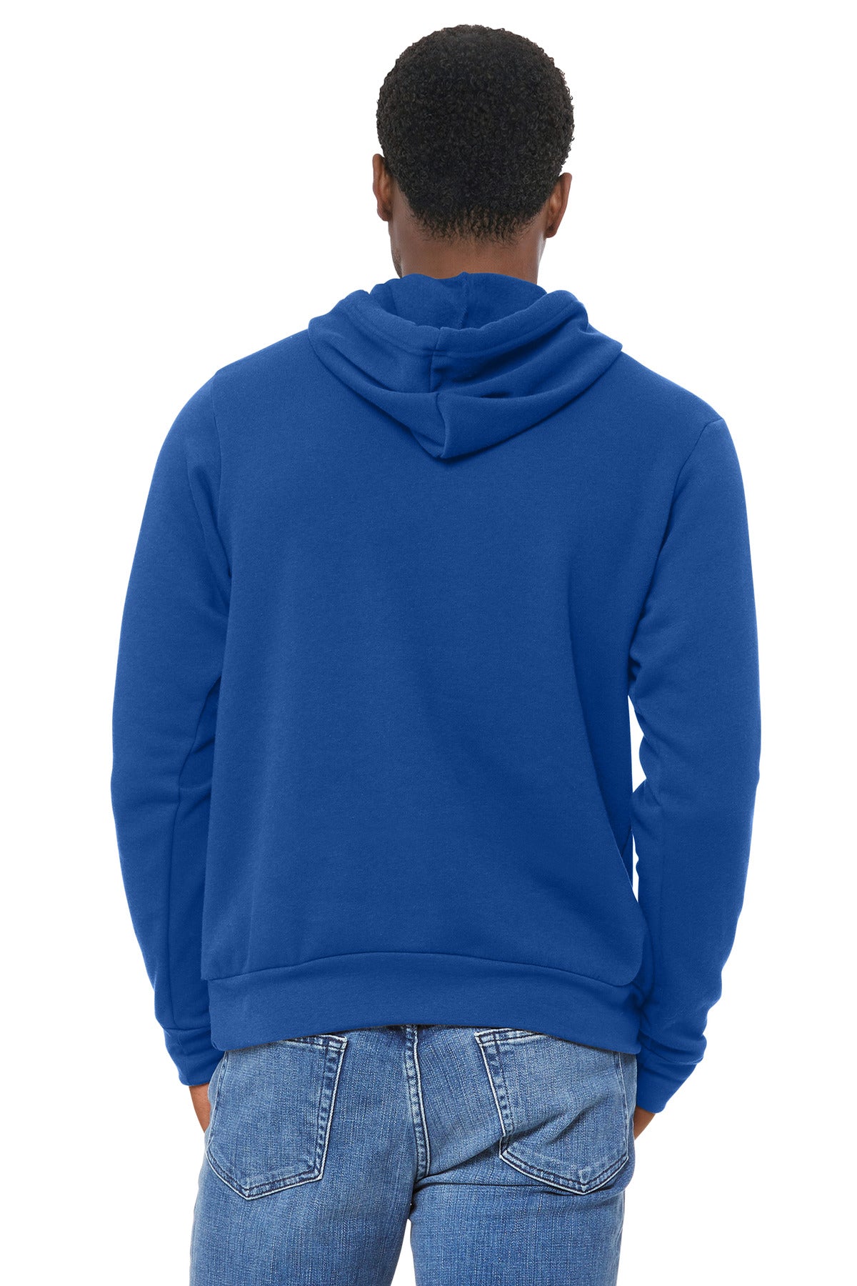 BELLA+CANVAS  Unisex Sponge Fleece Pullover Hoodie - True Royal