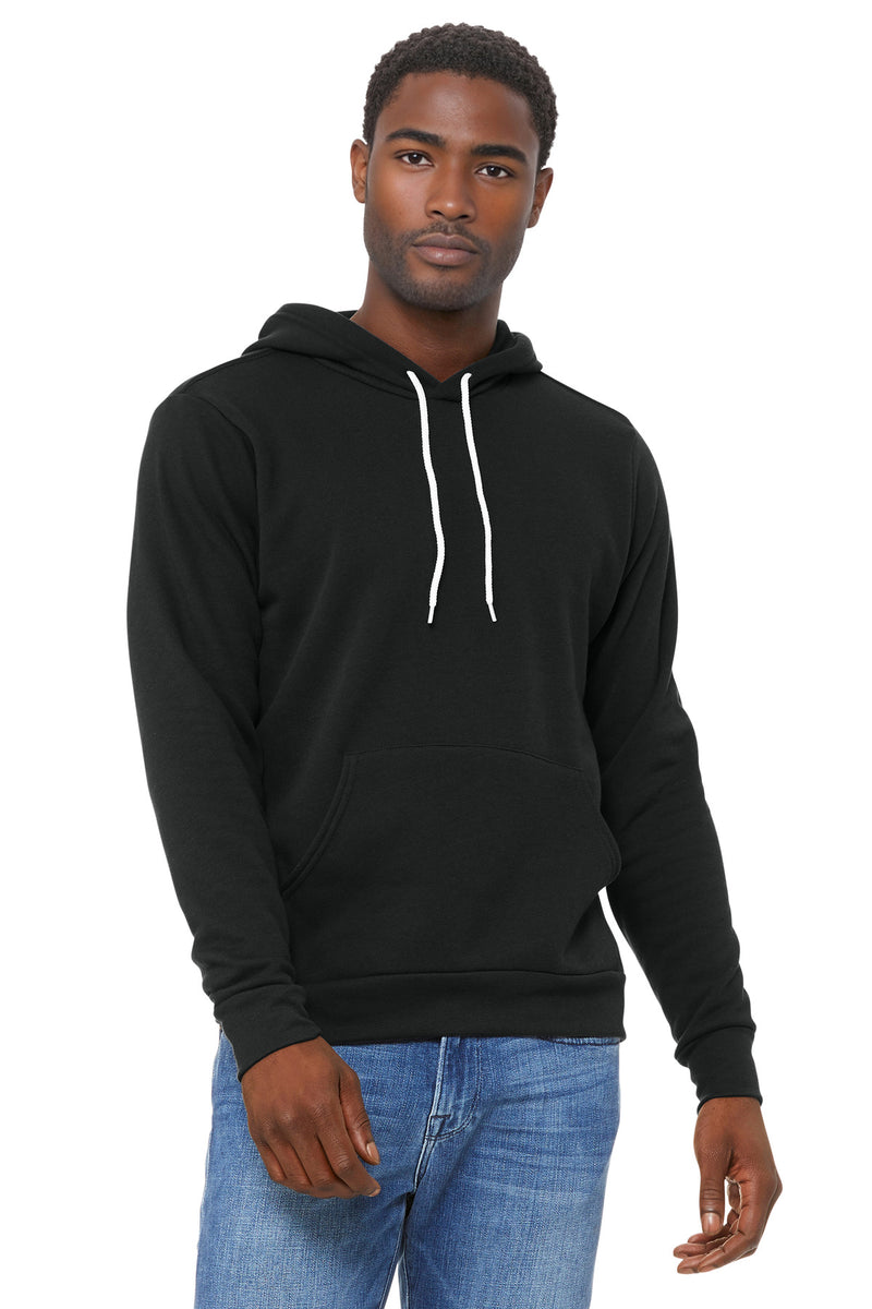 BELLA+CANVAS  Unisex Sponge Fleece Pullover Hoodie - Vintage Black