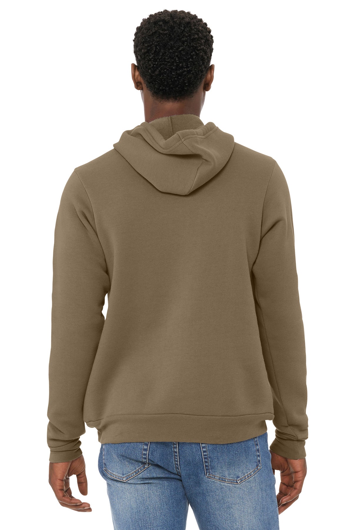 BELLA+CANVAS  Unisex Sponge Fleece Pullover Hoodie - Vintage Brown