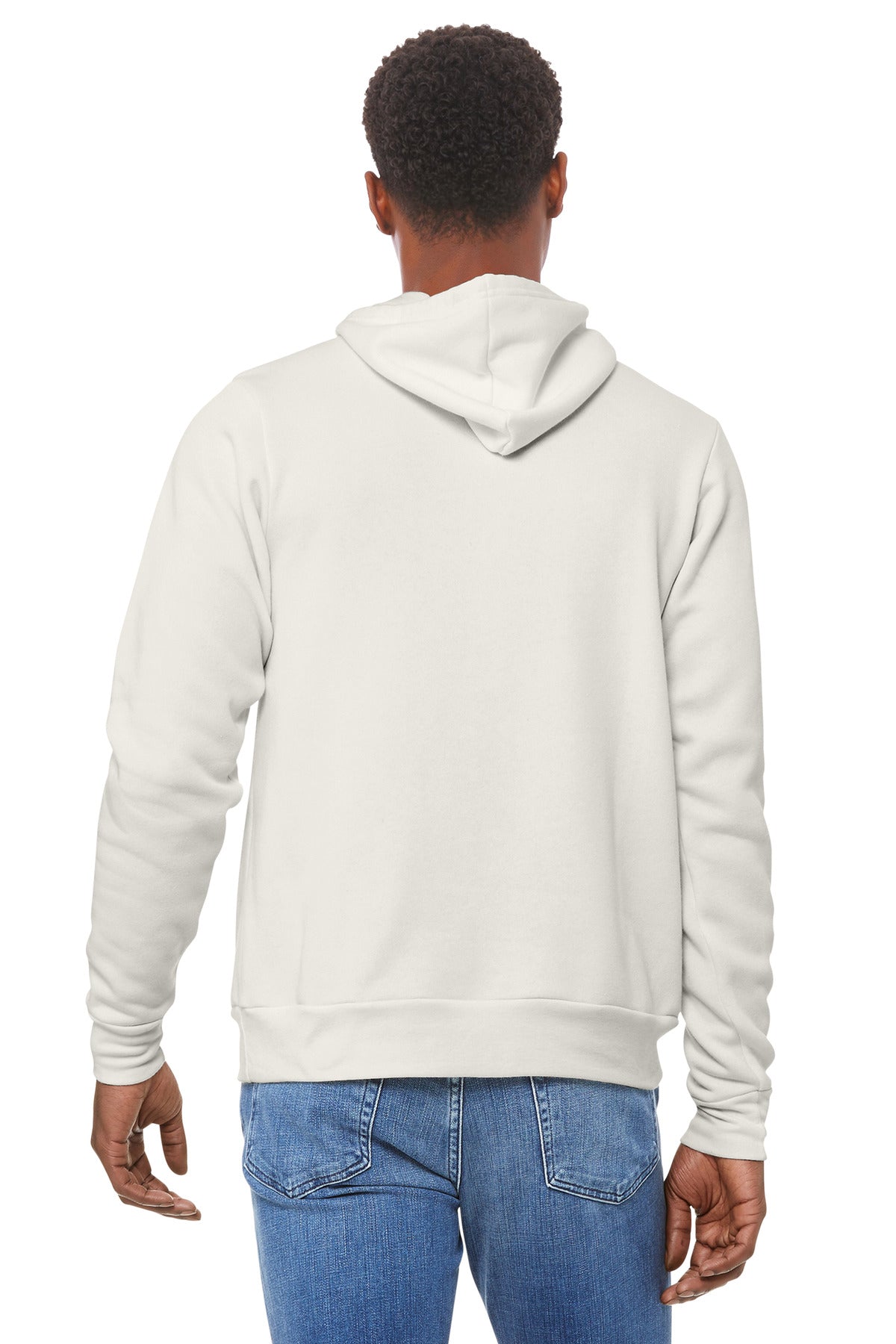 BELLA+CANVAS  Unisex Sponge Fleece Pullover Hoodie - Vintage White