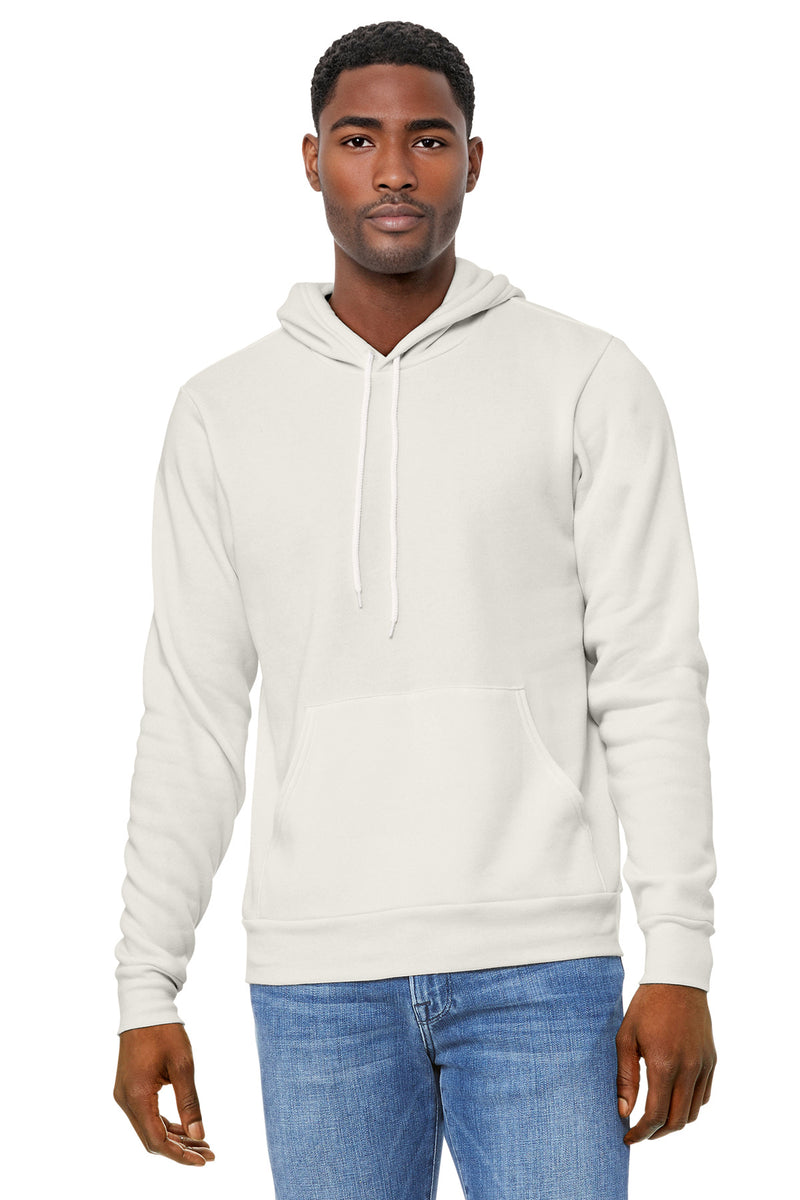 BELLA+CANVAS  Unisex Sponge Fleece Pullover Hoodie - Vintage White