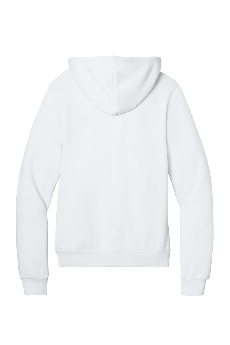 BELLA+CANVAS  Unisex Sponge Fleece Pullover Hoodie - White