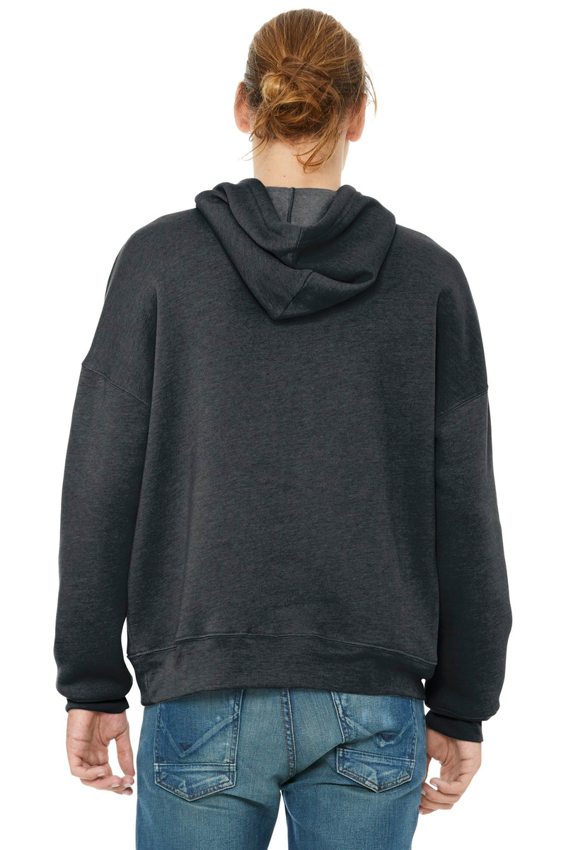 BELLA+CANVAS  Unisex Sponge Fleece Pullover DTM Hoodie - Dark Grey Heather