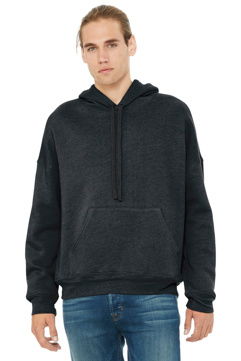 BELLA+CANVAS  Unisex Sponge Fleece Pullover DTM Hoodie - Dark Grey Heather