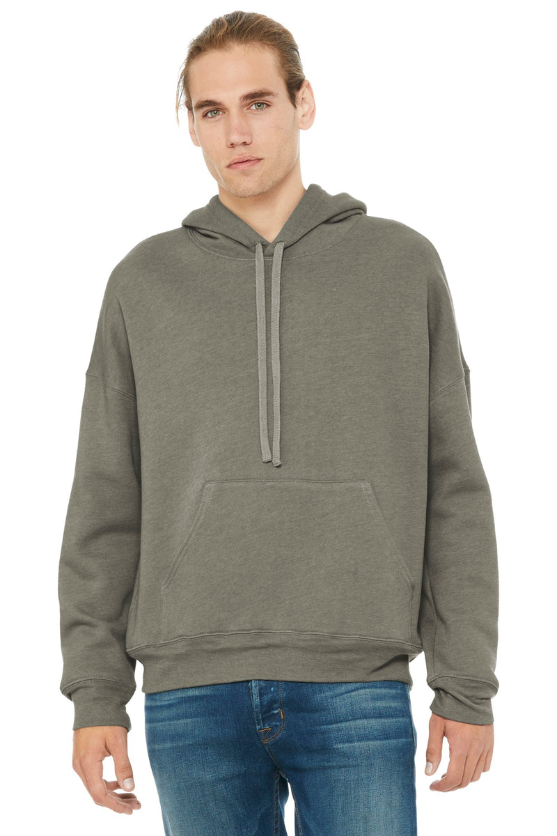 BELLA+CANVAS  Unisex Sponge Fleece Pullover DTM Hoodie - Heather Stone