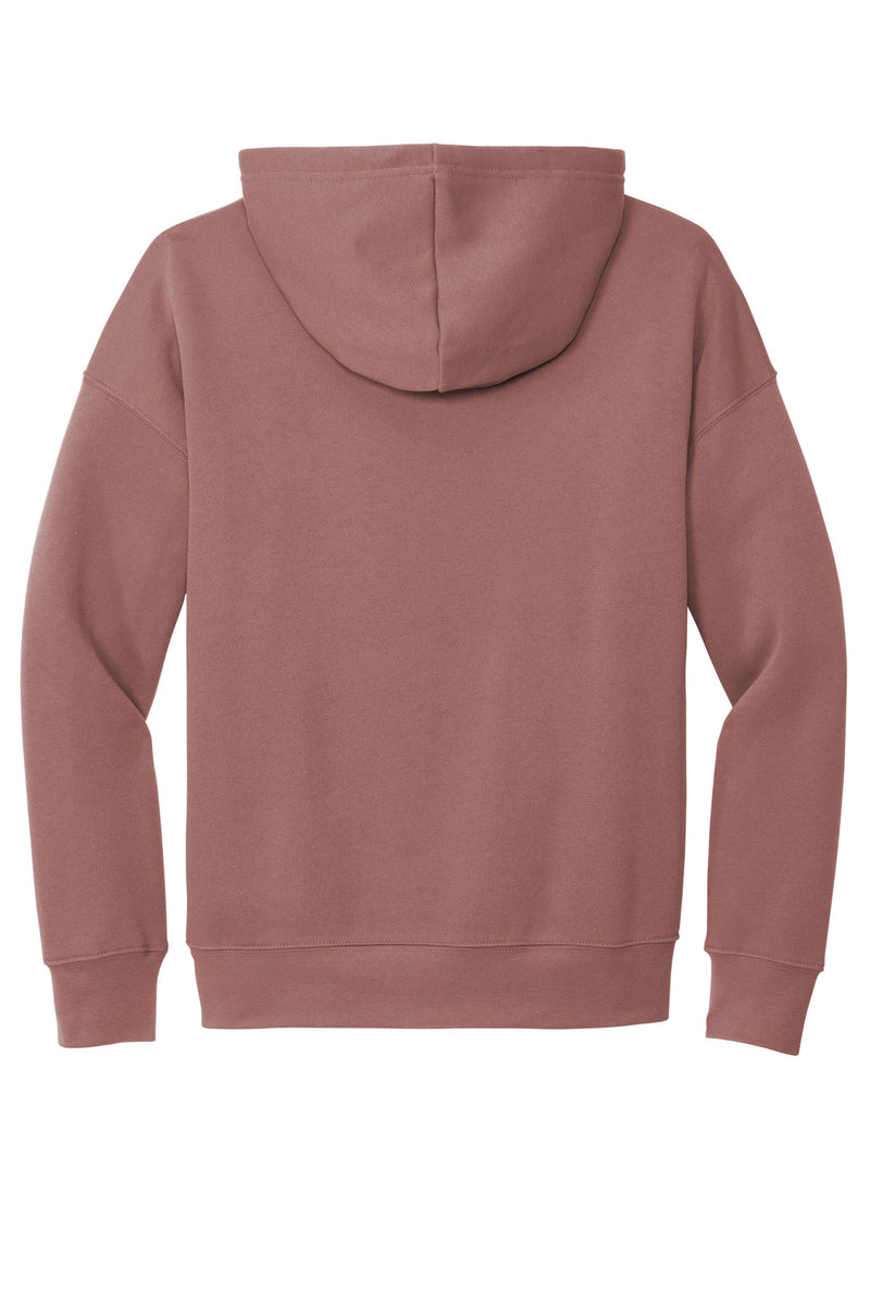 BELLA+CANVAS  Unisex Sponge Fleece Pullover DTM Hoodie - Mauve