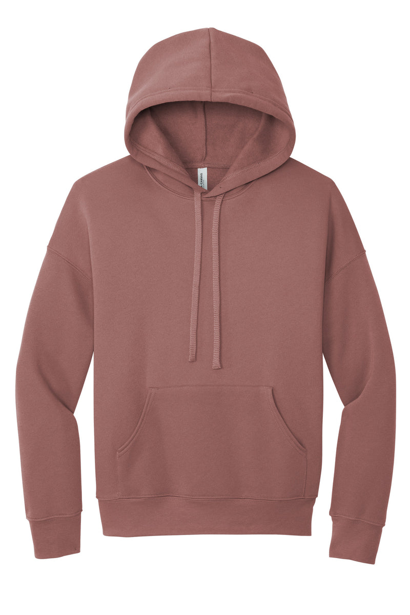 BELLA+CANVAS  Unisex Sponge Fleece Pullover DTM Hoodie - Mauve