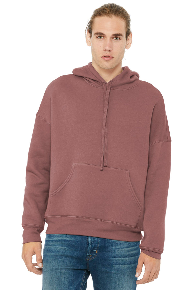 BELLA+CANVAS  Unisex Sponge Fleece Pullover DTM Hoodie - Mauve