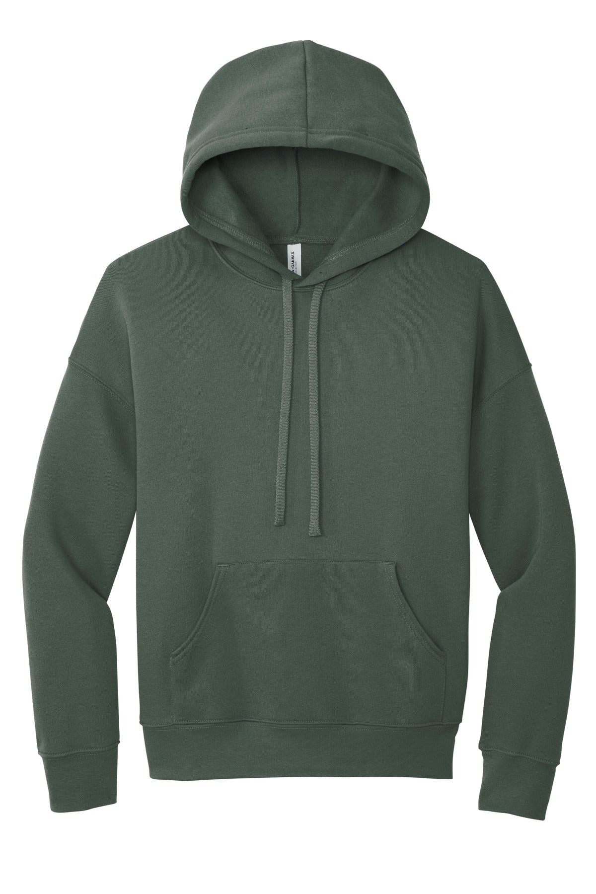 BELLA+CANVAS  Unisex Sponge Fleece Pullover DTM Hoodie - Military Green