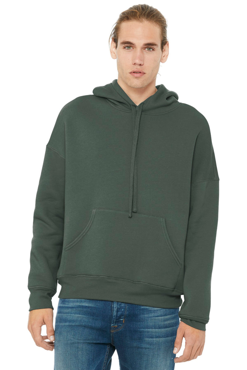 BELLA+CANVAS  Unisex Sponge Fleece Pullover DTM Hoodie - Military Green