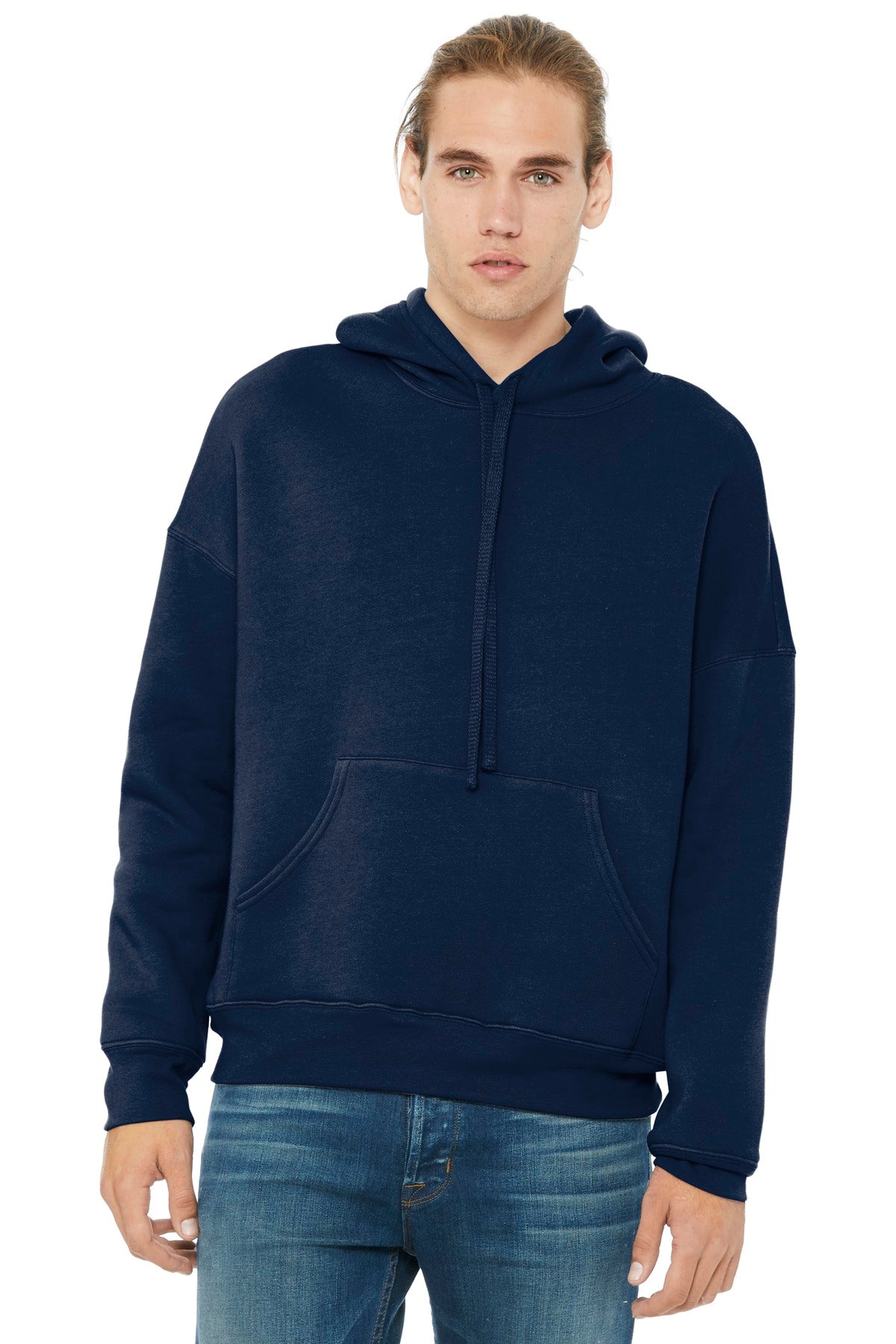 BELLA+CANVAS  Unisex Sponge Fleece Pullover DTM Hoodie - Navy
