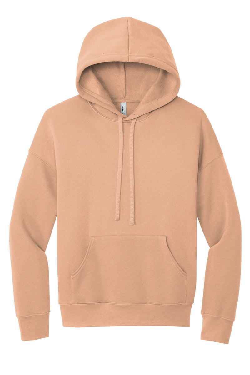 BELLA+CANVAS  Unisex Sponge Fleece Pullover DTM Hoodie - Peach