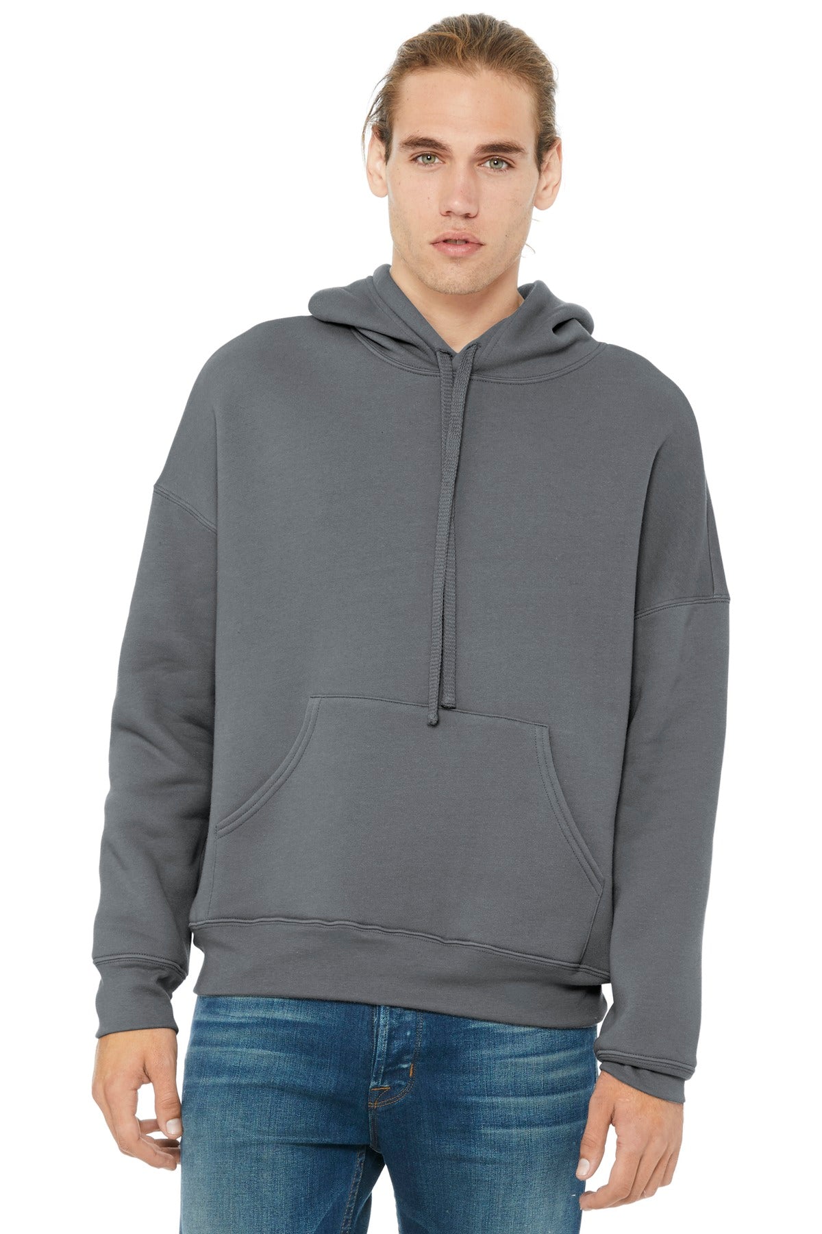 BELLA+CANVAS  Unisex Sponge Fleece Pullover DTM Hoodie - Storm