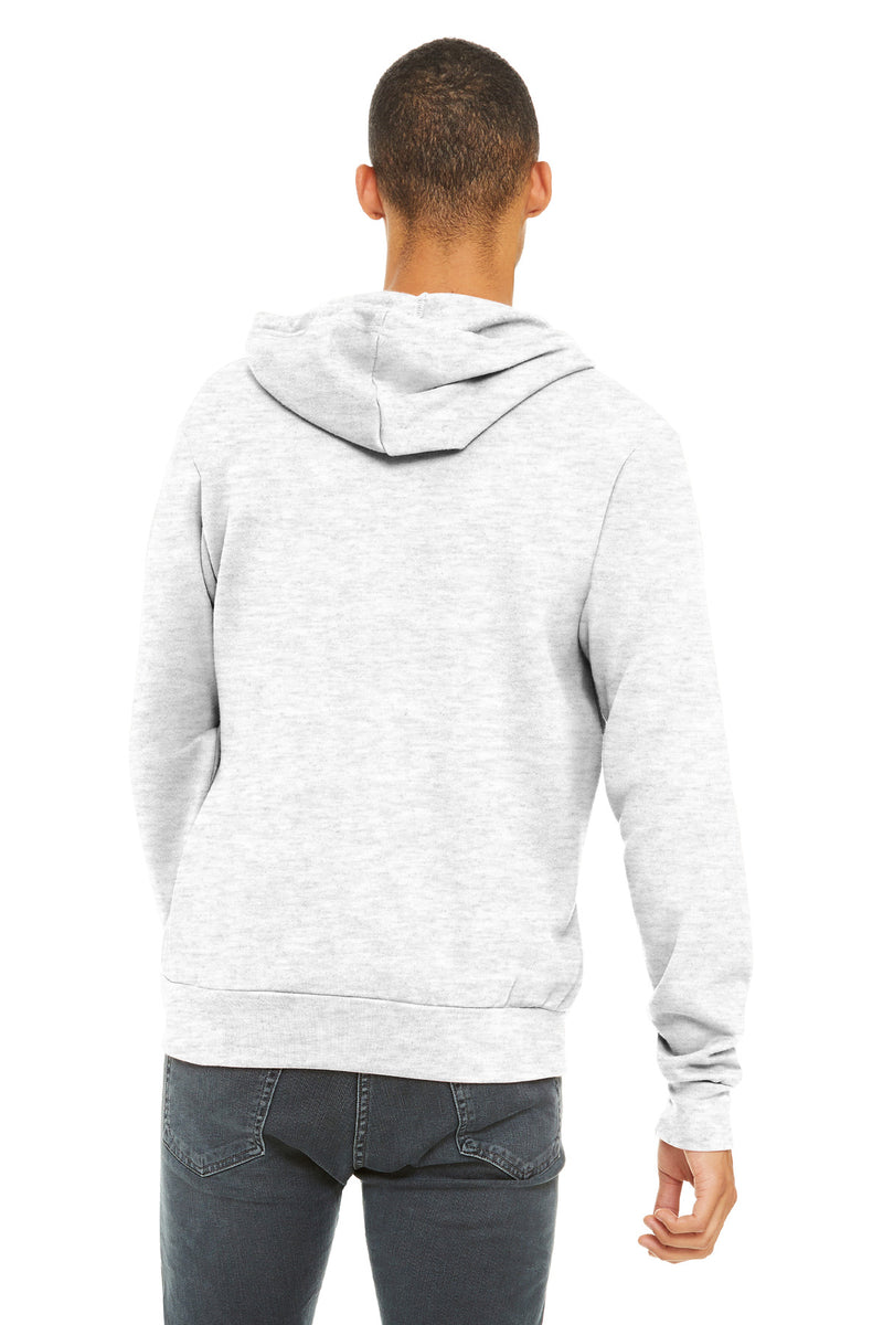 BELLA+CANVAS  Unisex Sponge Fleece Full-Zip Hoodie - Ash