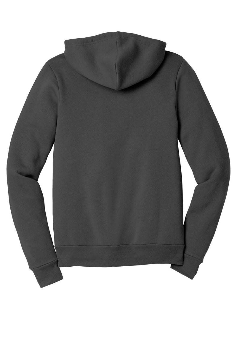 BELLA+CANVAS  Unisex Sponge Fleece Full-Zip Hoodie - Asphalt