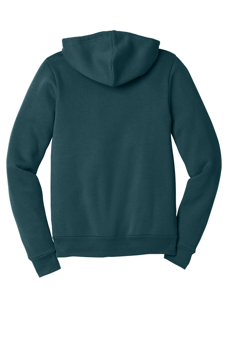 BELLA+CANVAS  Unisex Sponge Fleece Full-Zip Hoodie - Atlantic