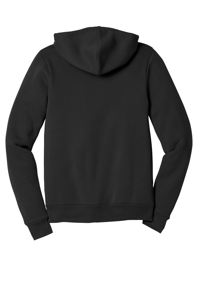 BELLA+CANVAS  Unisex Sponge Fleece Full-Zip Hoodie - Black