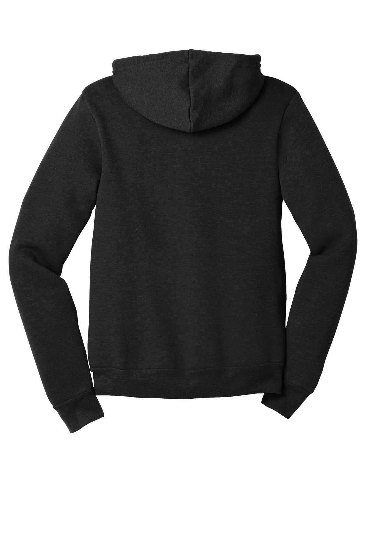 BELLA+CANVAS  Unisex Sponge Fleece Full-Zip Hoodie - Black Heather