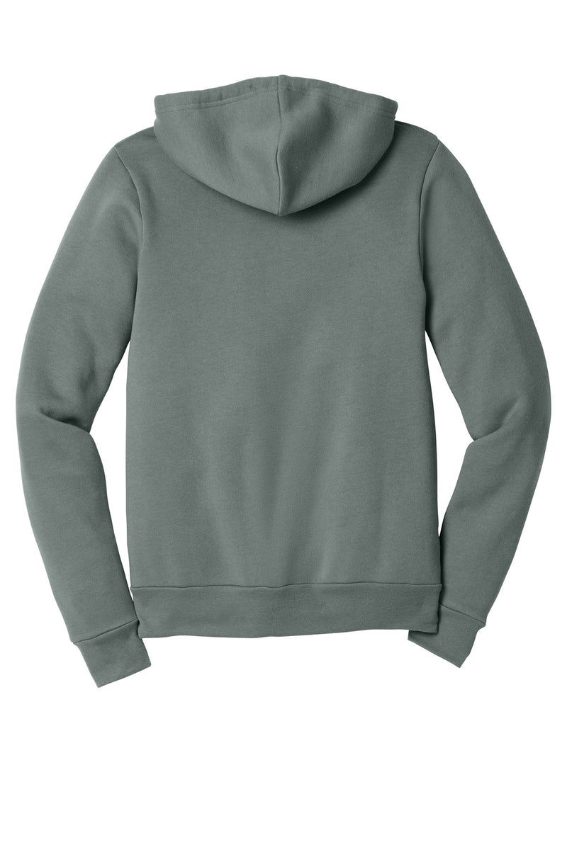 BELLA+CANVAS  Unisex Sponge Fleece Full-Zip Hoodie - Blue Storm