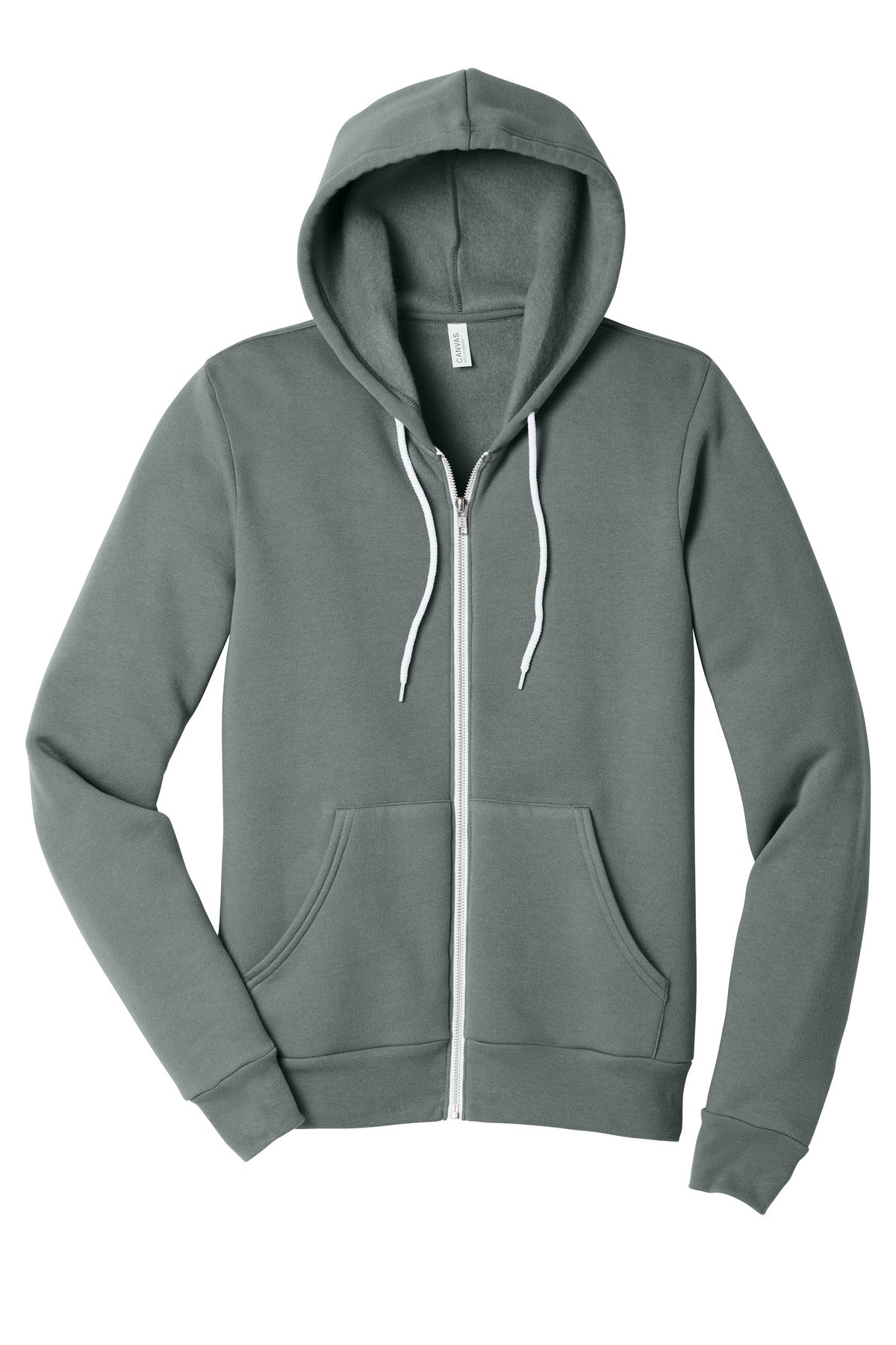 BELLA+CANVAS  Unisex Sponge Fleece Full-Zip Hoodie - Blue Storm