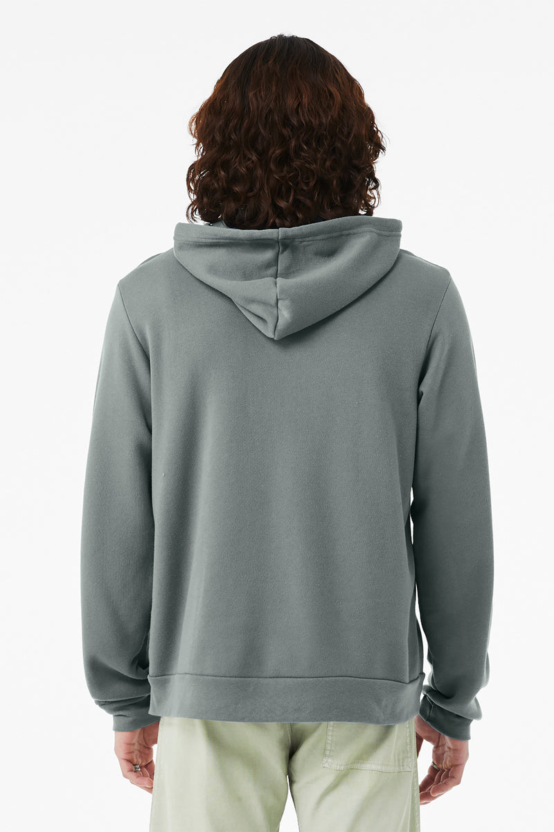 BELLA+CANVAS  Unisex Sponge Fleece Full-Zip Hoodie - Blue Storm