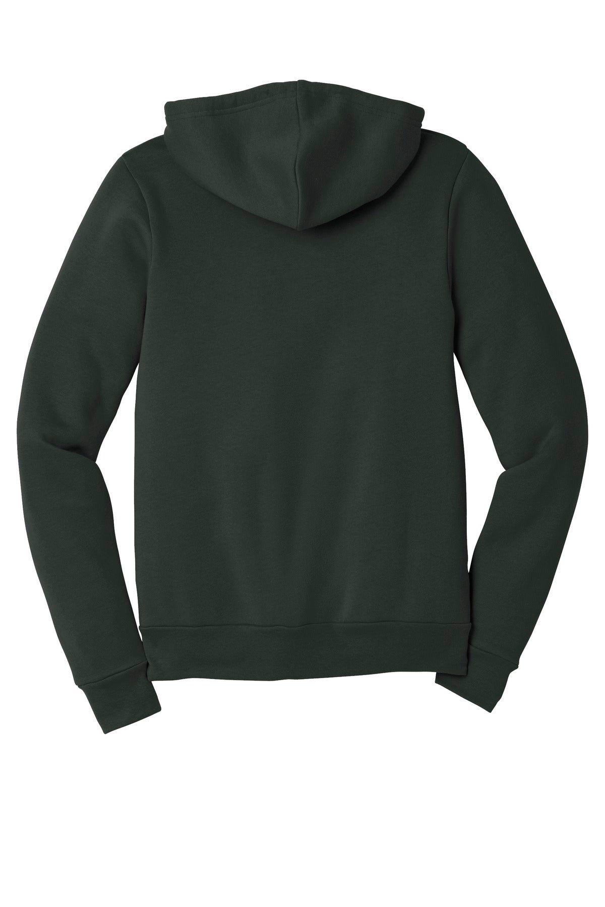 BELLA+CANVAS  Unisex Sponge Fleece Full-Zip Hoodie - Dark Grey