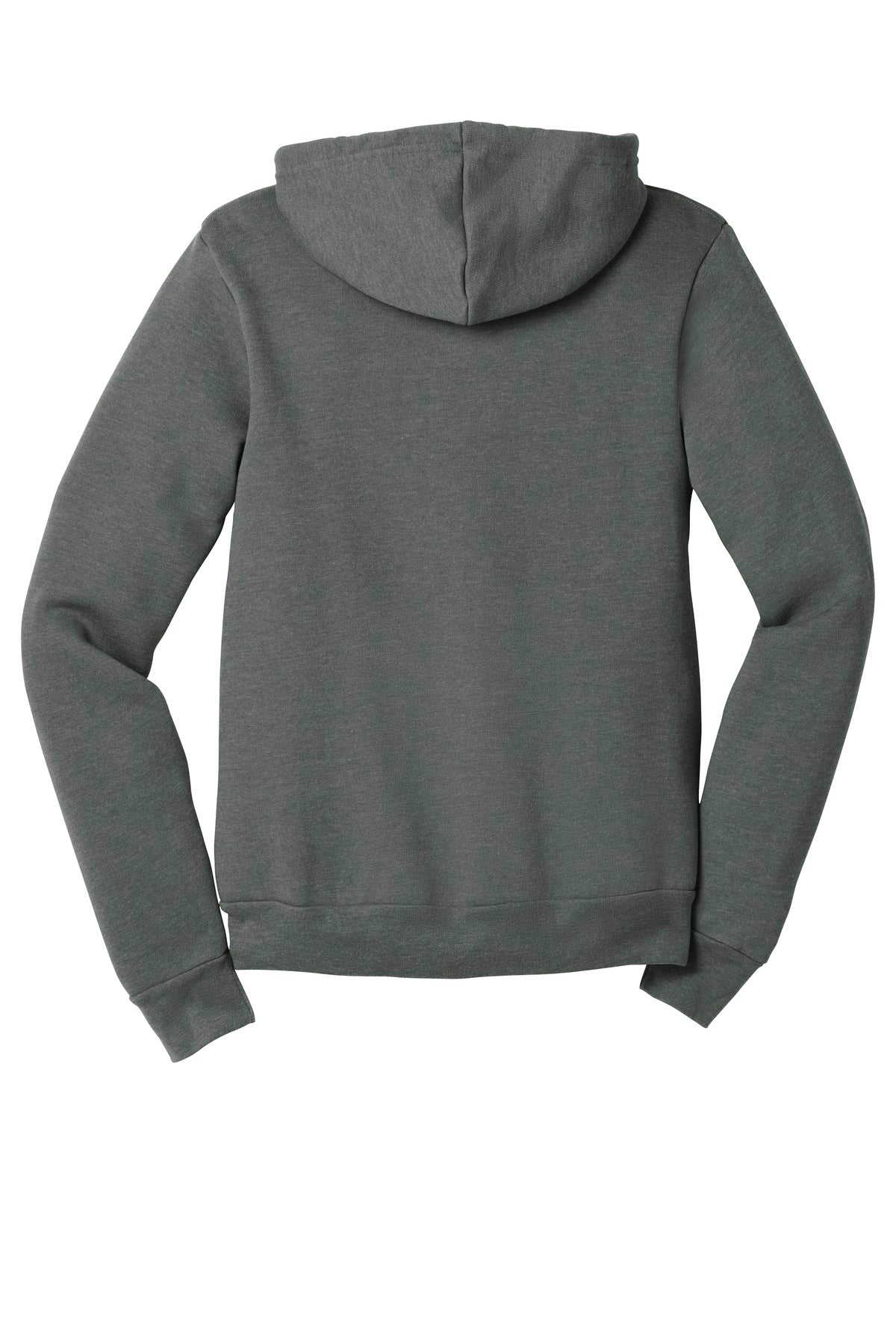 BELLA+CANVAS  Unisex Sponge Fleece Full-Zip Hoodie - Deep Heather