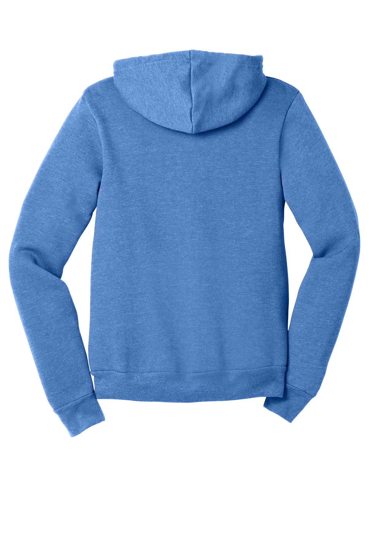 BELLA+CANVAS  Unisex Sponge Fleece Full-Zip Hoodie - Heather Columbia Blue