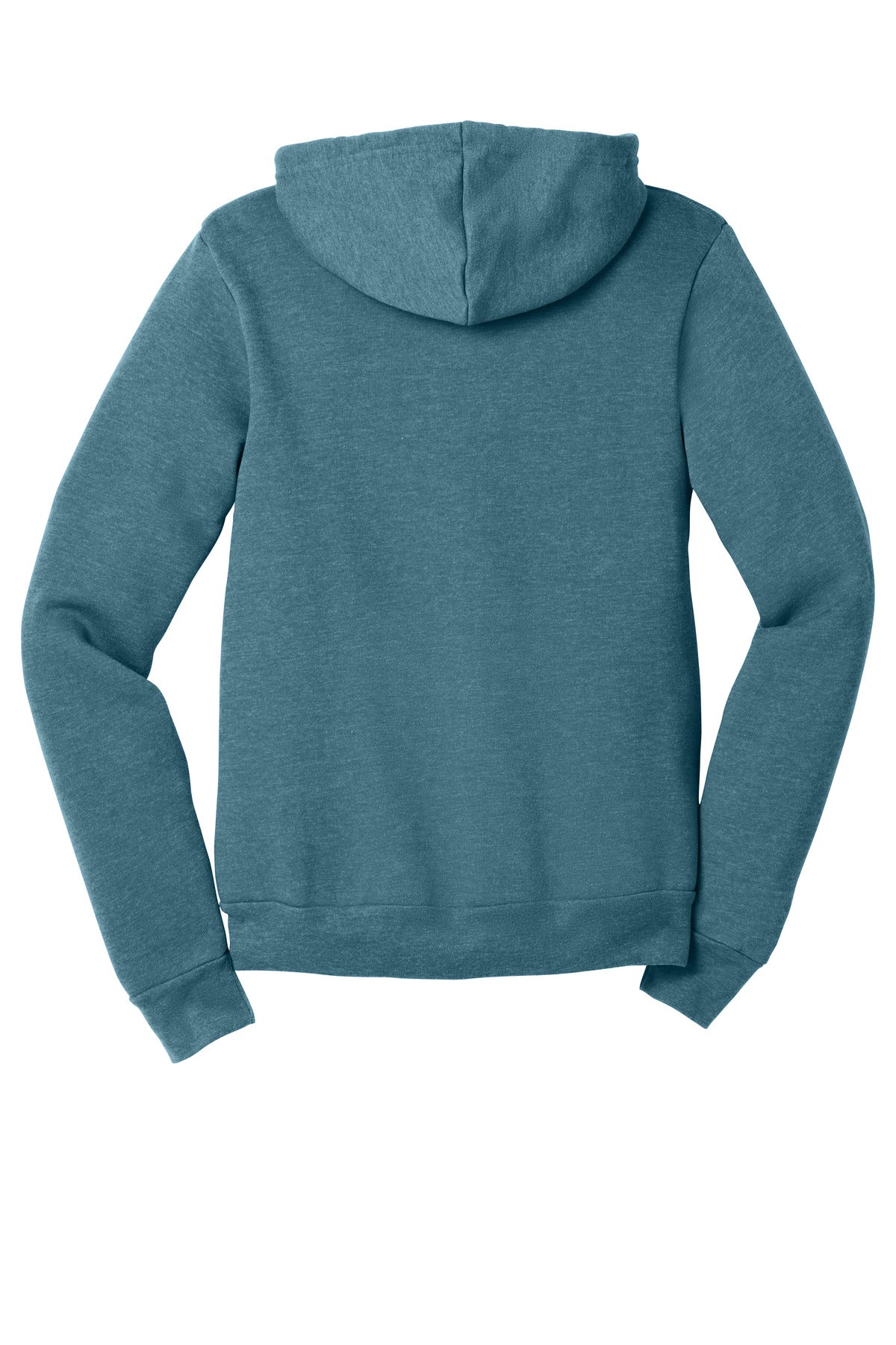 BELLA+CANVAS  Unisex Sponge Fleece Full-Zip Hoodie - Heather Deep Teal