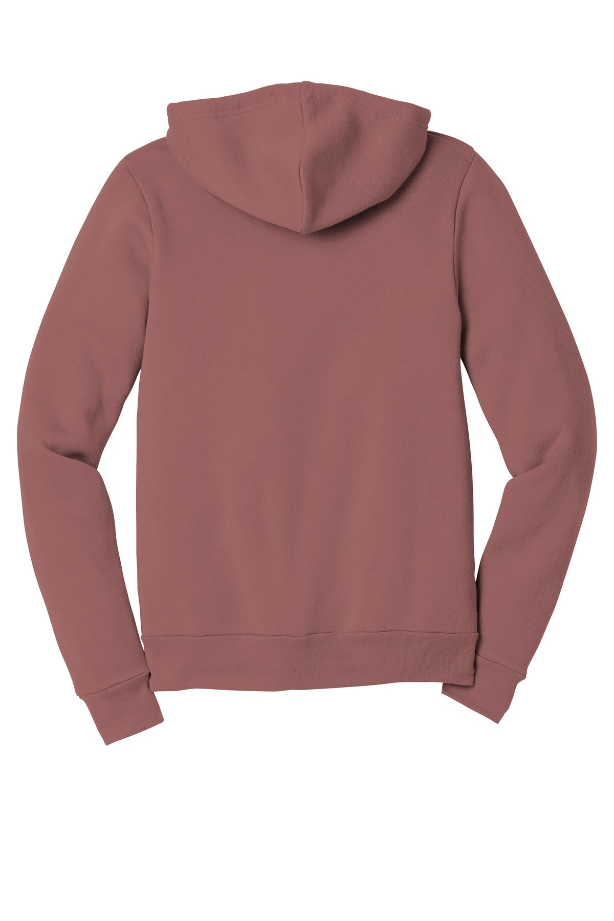 BELLA+CANVAS  Unisex Sponge Fleece Full-Zip Hoodie - Mauve