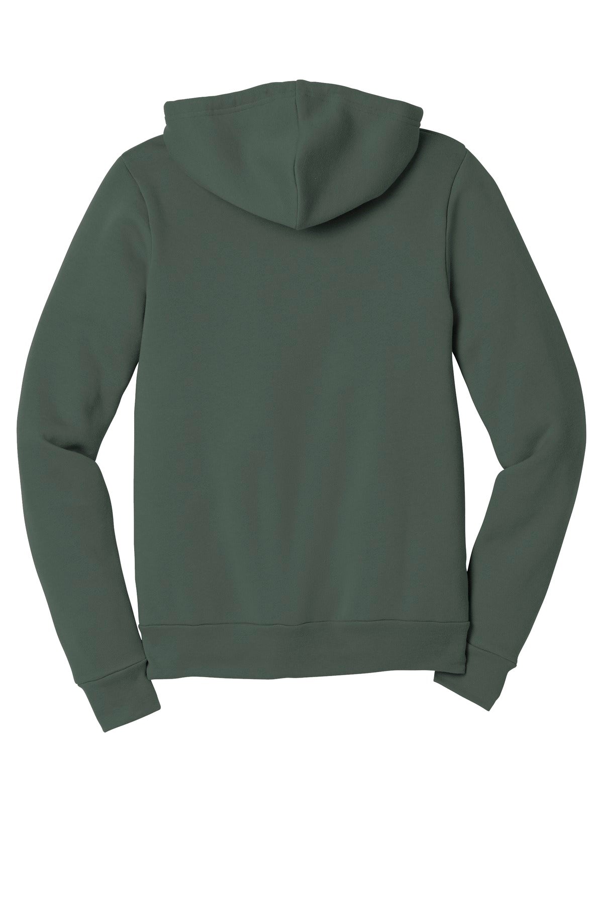 BELLA+CANVAS  Unisex Sponge Fleece Full-Zip Hoodie - Military Green