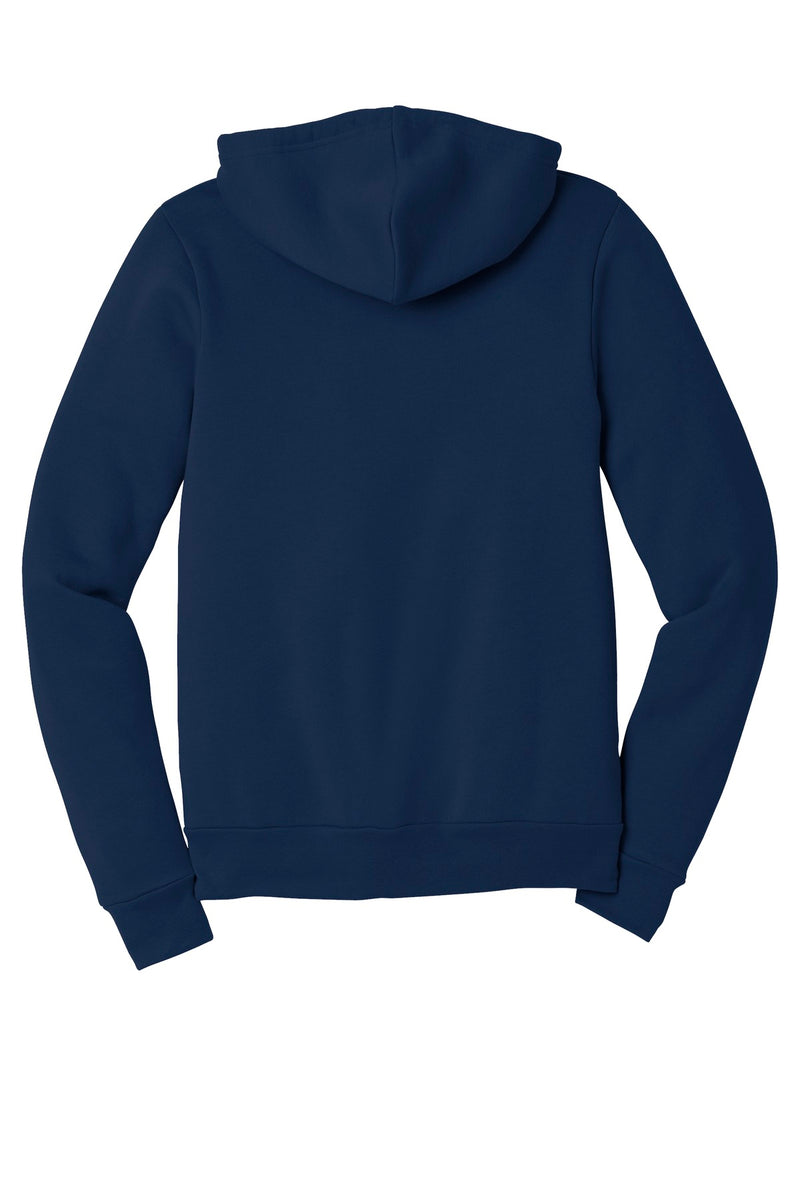 BELLA+CANVAS  Unisex Sponge Fleece Full-Zip Hoodie - Navy