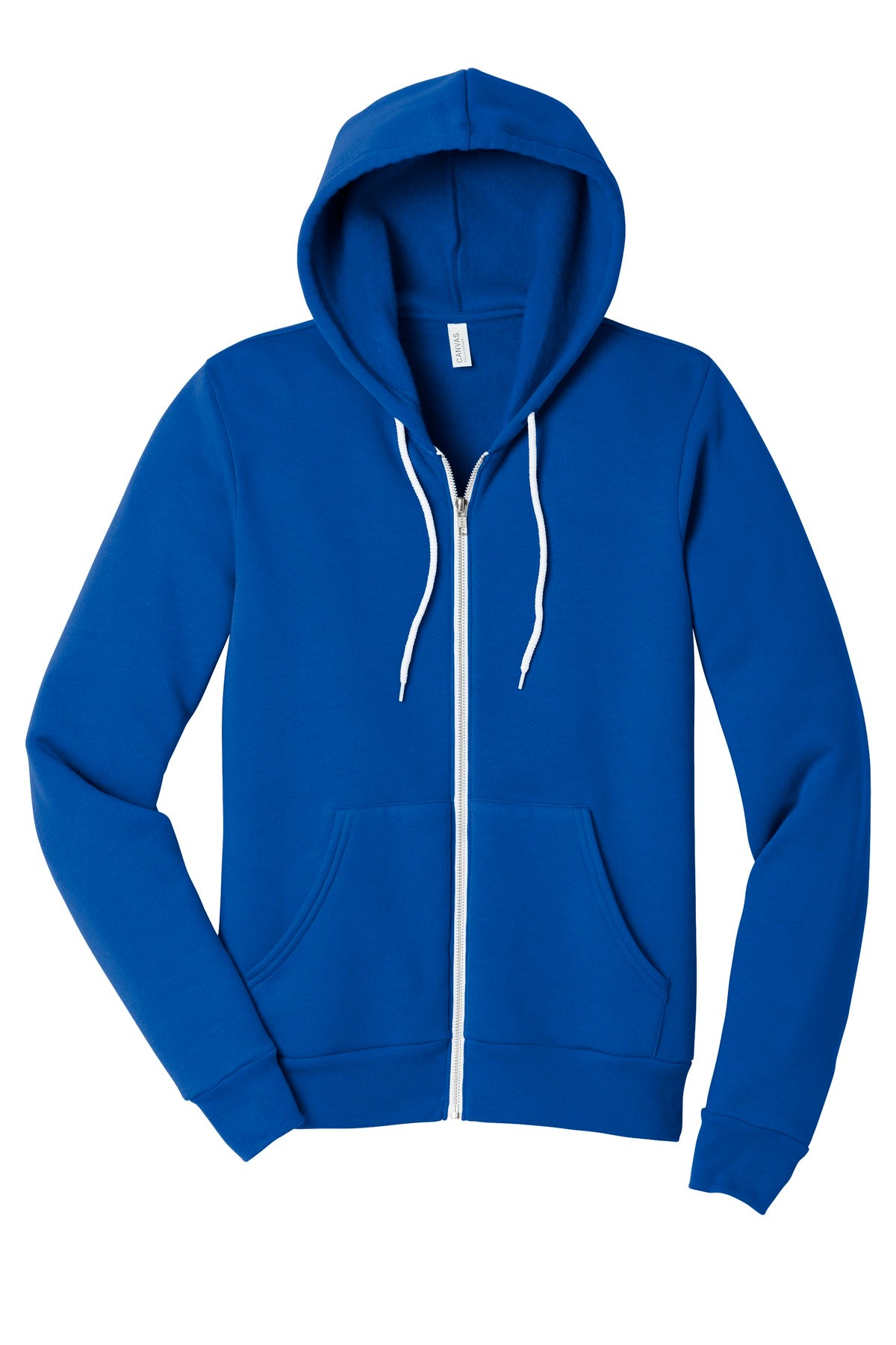 BELLA+CANVAS  Unisex Sponge Fleece Full-Zip Hoodie - True Royal