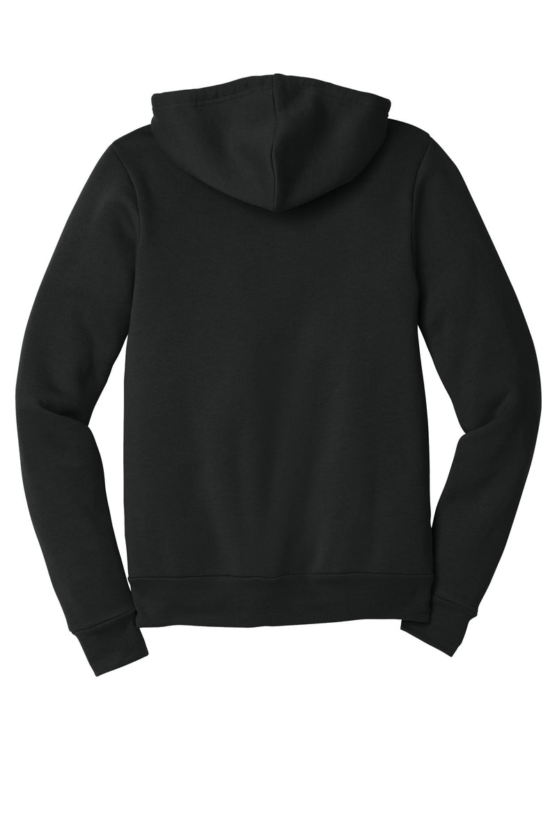 BELLA+CANVAS  Unisex Sponge Fleece Full-Zip Hoodie - Vintage Black