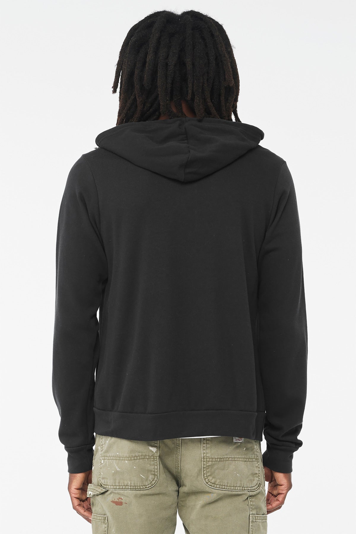 BELLA+CANVAS  Unisex Sponge Fleece Full-Zip Hoodie - Vintage Black