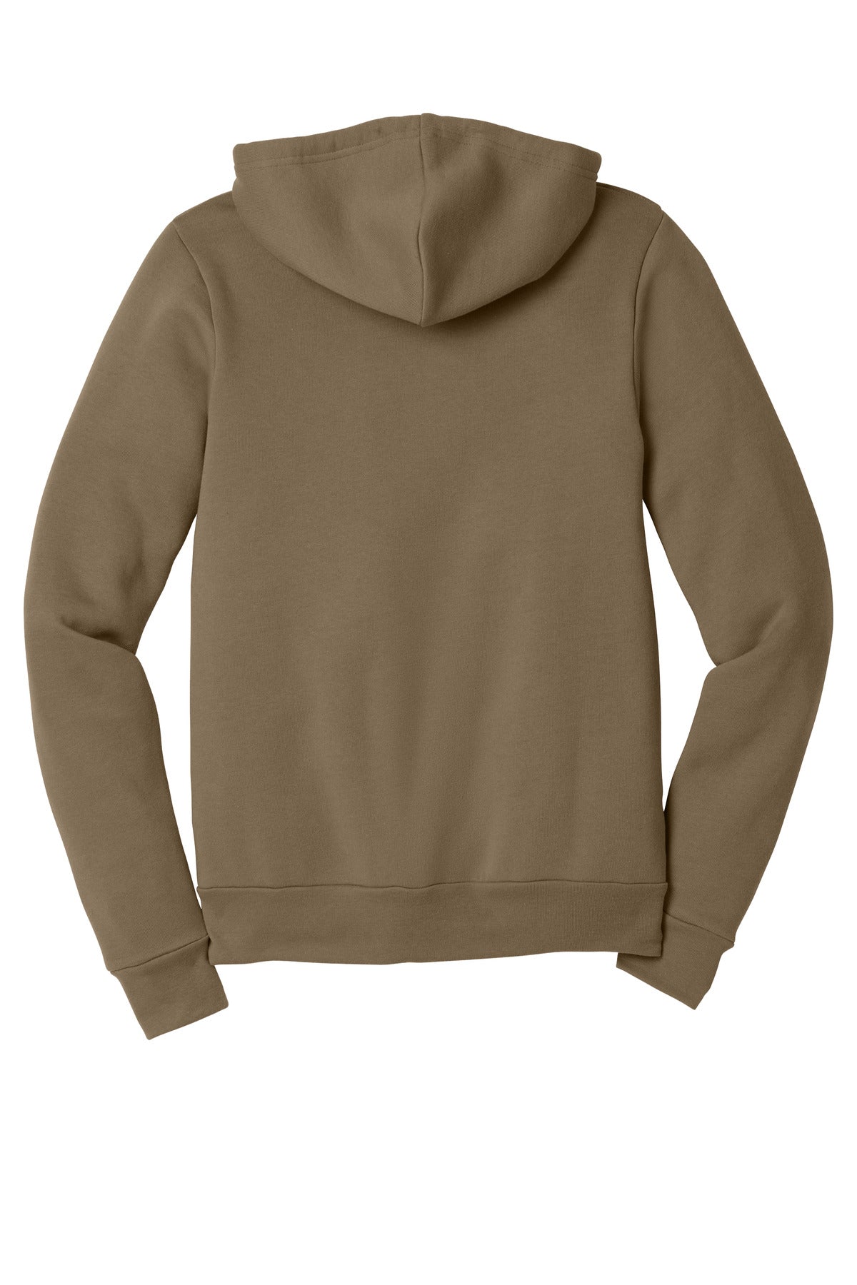 BELLA+CANVAS  Unisex Sponge Fleece Full-Zip Hoodie - Vintage Brown