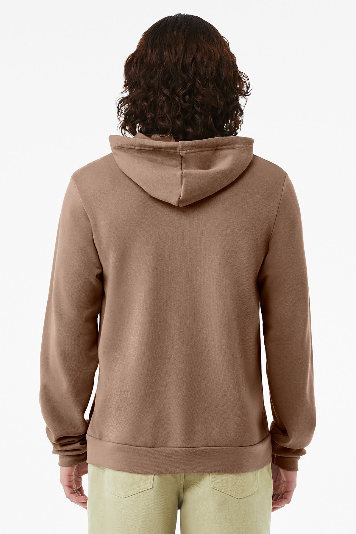 BELLA+CANVAS  Unisex Sponge Fleece Full-Zip Hoodie - Vintage Brown