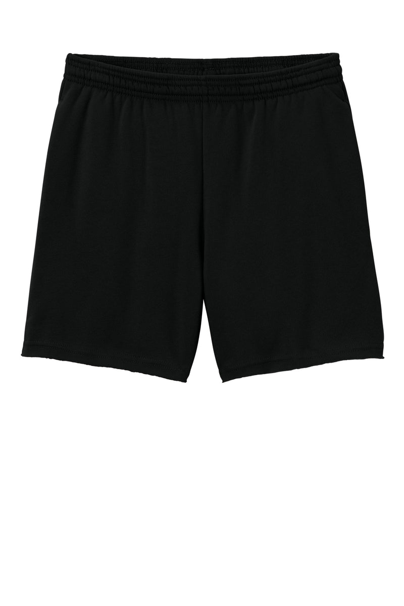 BELLA+CANVAS Women's Cutoff Sweatshort - Black