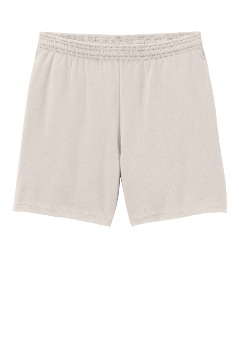 BELLA+CANVAS Women's Cutoff Sweatshort - Heather Dust