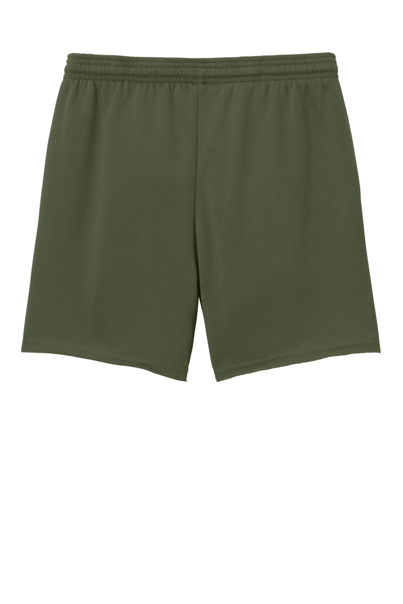 BELLA+CANVAS Women's Cutoff Sweatshort - Military Green