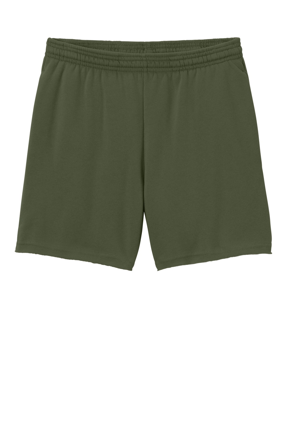 BELLA+CANVAS Women's Cutoff Sweatshort - Military Green