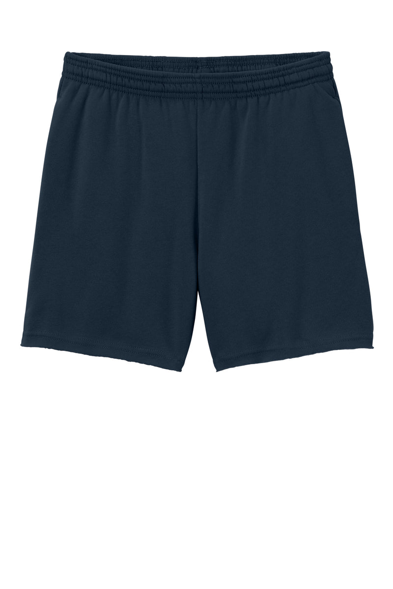 BELLA+CANVAS Women's Cutoff Sweatshort - Navy