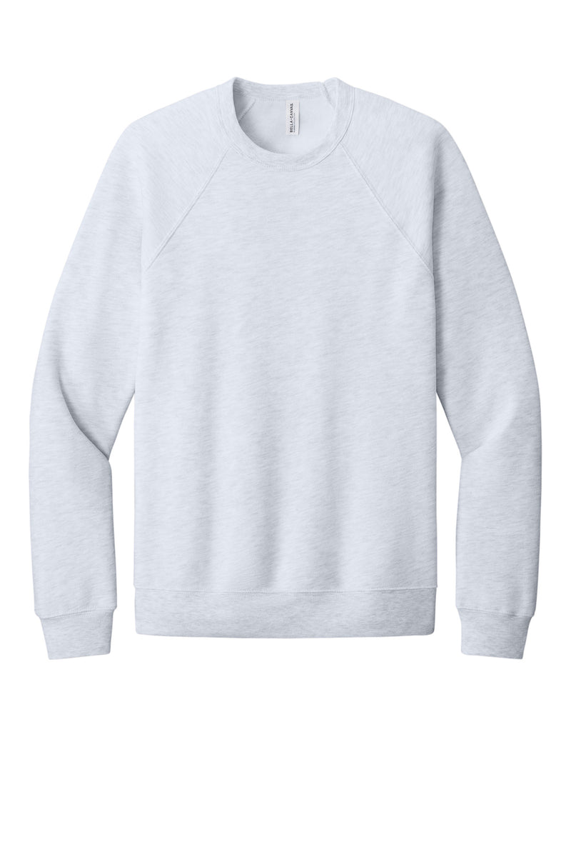 BELLA+CANVAS  Unisex Sponge Fleece Raglan Sweatshirt - Ash