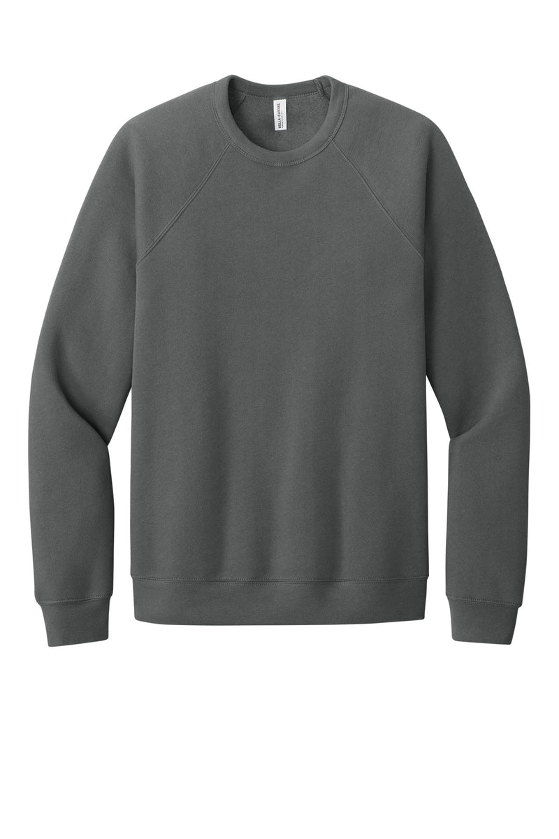 BELLA+CANVAS  Unisex Sponge Fleece Raglan Sweatshirt - Asphalt