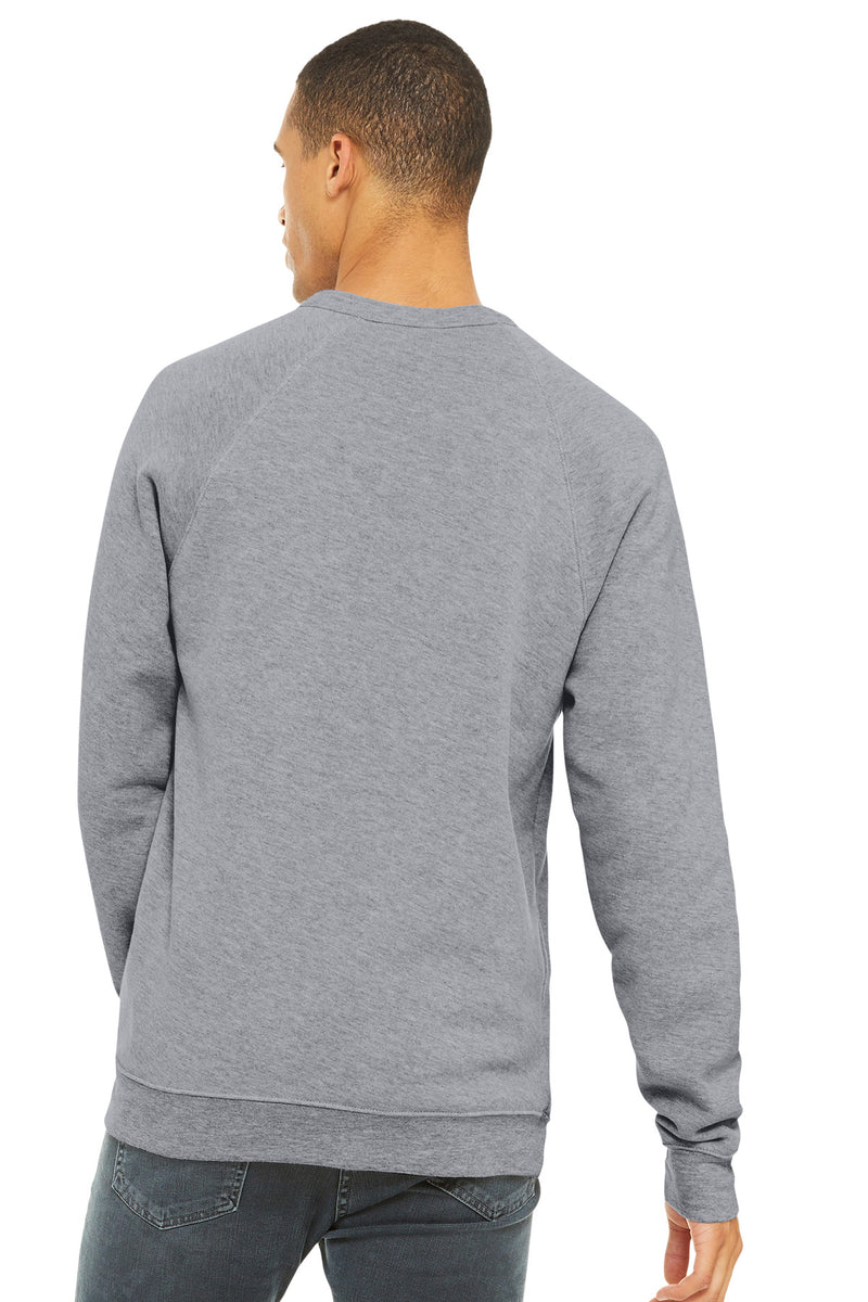 BELLA+CANVAS  Unisex Sponge Fleece Raglan Sweatshirt - Athletic Heather