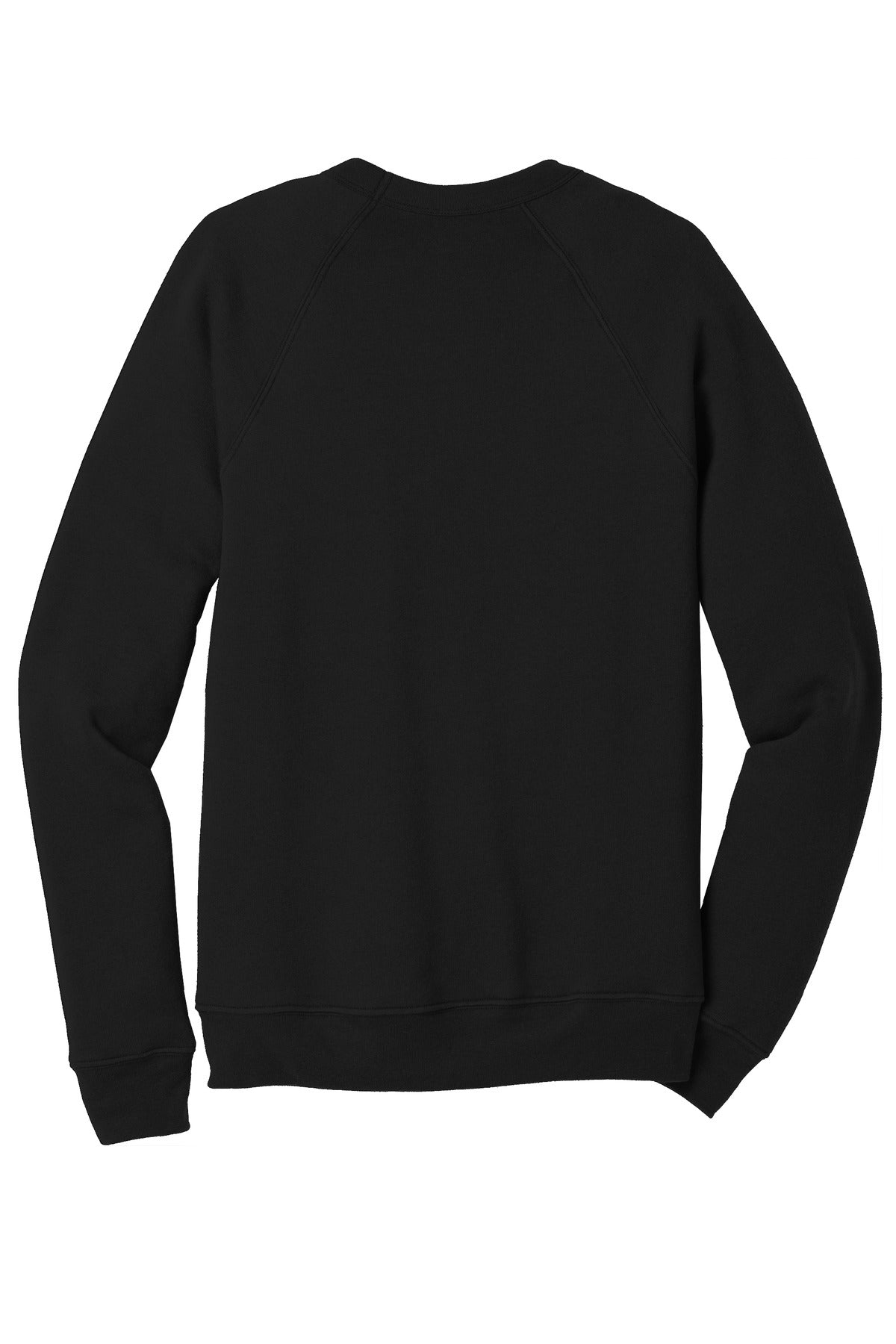 BELLA+CANVAS  Unisex Sponge Fleece Raglan Sweatshirt - Black