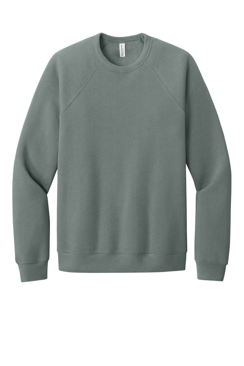 BELLA+CANVAS  Unisex Sponge Fleece Raglan Sweatshirt - Blue Storm