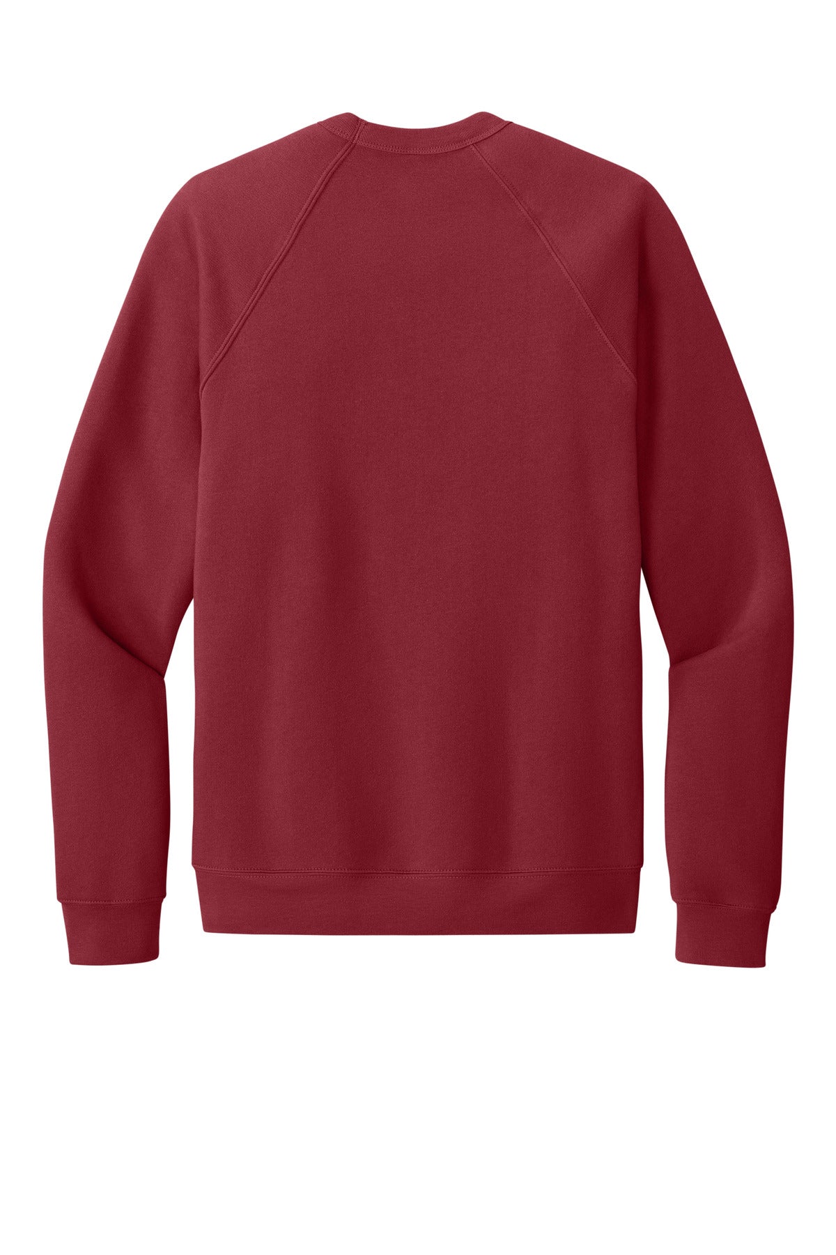 BELLA+CANVAS  Unisex Sponge Fleece Raglan Sweatshirt - Cardinal